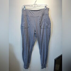 Blue Grey Athleisure Stretchy Joggers